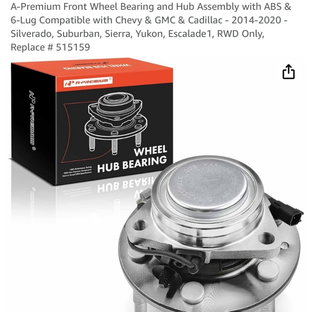 Wheel hub bearing